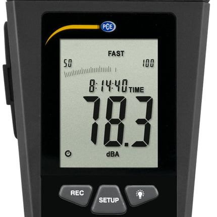 Sonómetro PCE-322A-ICA incl. certificado de calibración ISO
