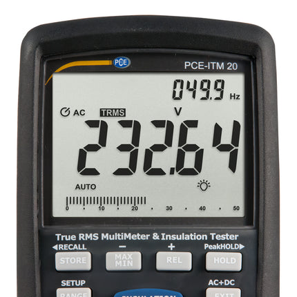 Multímetro PCE-ITM 20