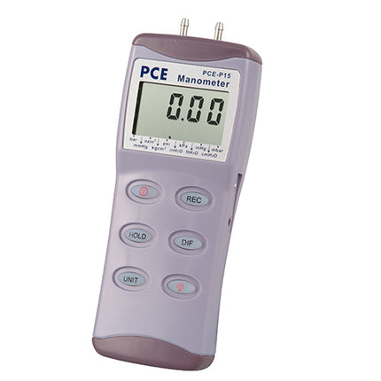 Manómetro PCE-P15-ICA incl. certificado de calibración ISO