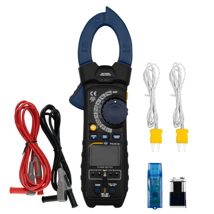 PCE-DC 50-ICA Clamp Meter incl. ISO Calibration Certificate