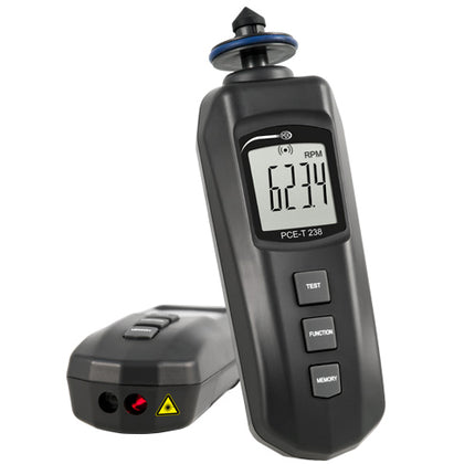 PCE-T 238-ICA Tachometer incl. ISO calibration certificate