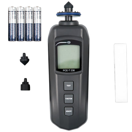 PCE-T 238-ICA Tachometer incl. ISO calibration certificate