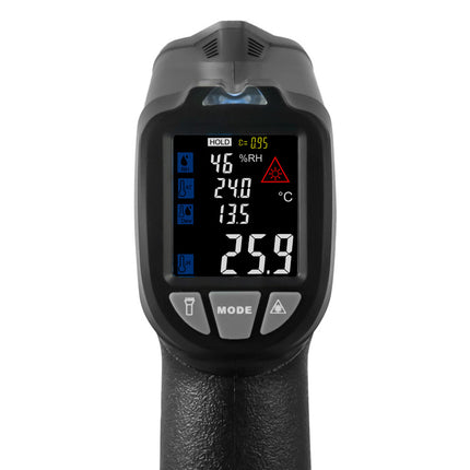Termómetro infrarrojo PCE-675 incl. Tipo K