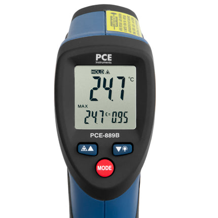 Infrared thermometer PCE-889B-ICA incl. ISO calibration certificate