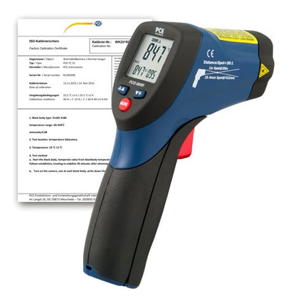 Infrared thermometer PCE-889B-ICA incl. ISO calibration certificate