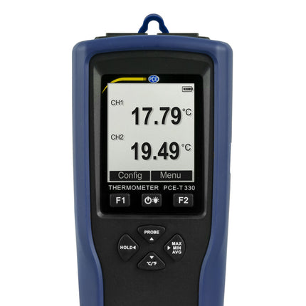 Termómetro PCE-T 330-ICA incl. certificado ISO