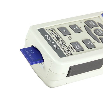 Termómetro PCE-T390-ICA incl. certificado de calibración ISO