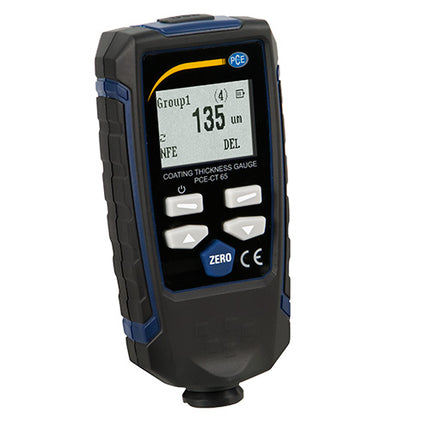 Espesímetro PCE-CT 65-ICA incl. certificado de calibración ISO