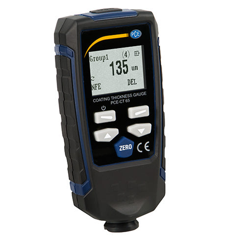 Espesímetro PCE-CT 65-ICA incl. certificado de calibración ISO