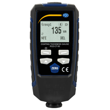 Espesímetro PCE-CT 65-ICA incl. certificado de calibración ISO