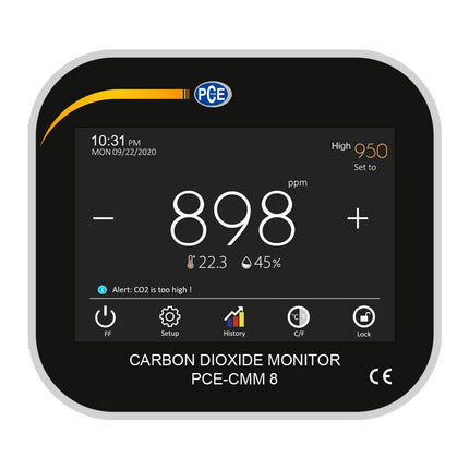 Medidor de CO2 PCE-CMM 8
