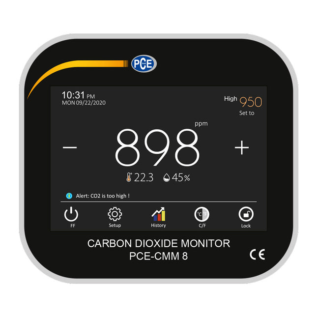 Medidor de CO2 PCE-CMM 8