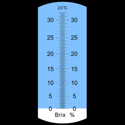 Refractómetro Brix PCE-032-LED con iluminación LED