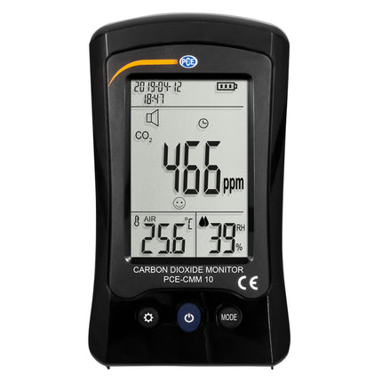 Medidor de CO2/Dióxido de Carbono PCE-CMM 10-ICA com certificado ISO 