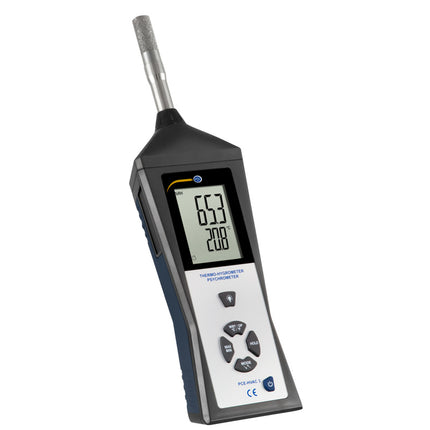 Termohigrómetro PCE-HVAC 3S incl. certificado de calibración ISO