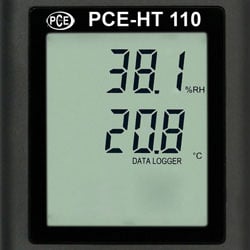 Termohigrómetro PCE-HT110-ICA incl. certificado de calibración ISO