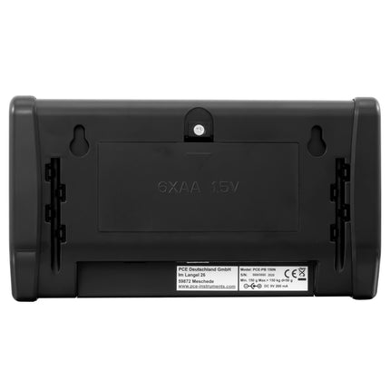 Balança de inventário PCE-PB 150N-ICA com certificado de calibração ISO incluído.