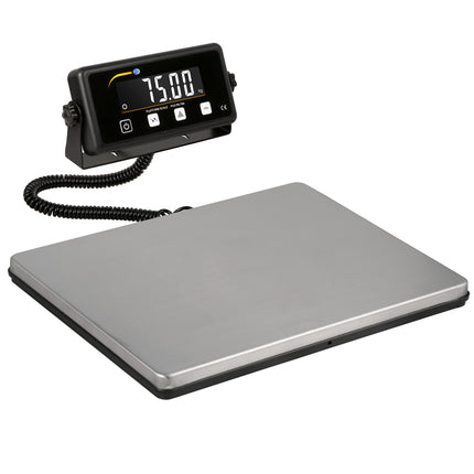 Balanza de plataforma PCE-PB 75N-ICA incl. certificado de calibración ISO