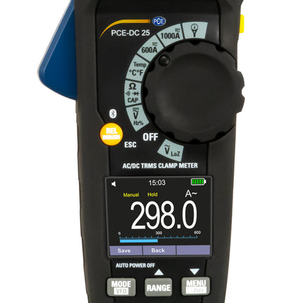PCE-DC 25 Clamp Meter