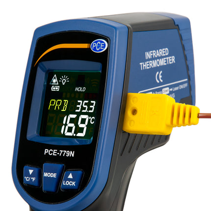 Pirómetro PCE-779N-ICA incl. certificado de calibración ISO