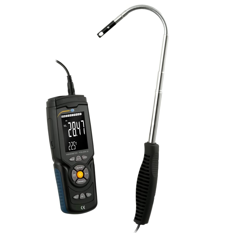 Anemómetro com sonda térmica PCE-HWA 30