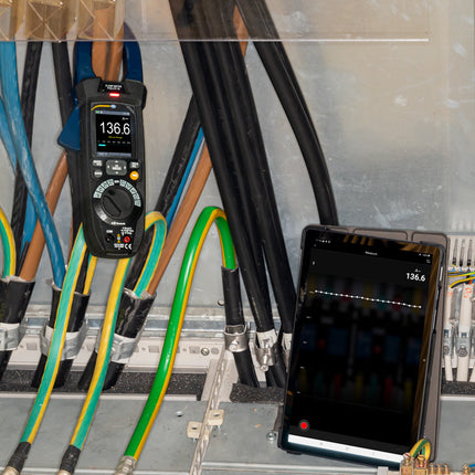 Pinza amperimétrica para 1500V DC PCE-CTI 10