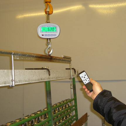 Balanza colgante PCE-CS 300 incl. certificado de calibración ISO