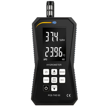 Termohigrómetro PCE-THD 50-ICA incl. certificado de calibración ISO
