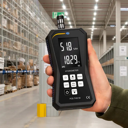 Termohigrómetro PCE-THD 50-ICA incl. certificado de calibración ISO