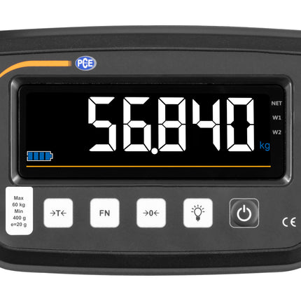 Balanza con verificación PCE-MS PP60-1-30x40-M