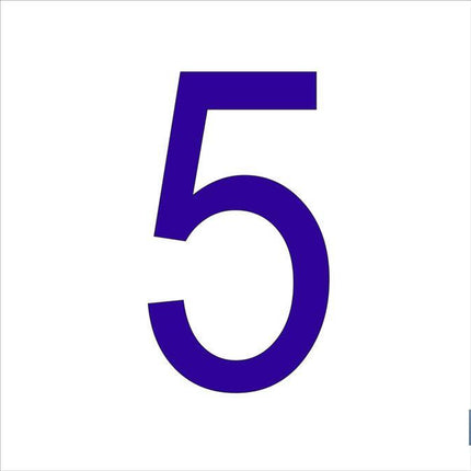5 Número en glasspack