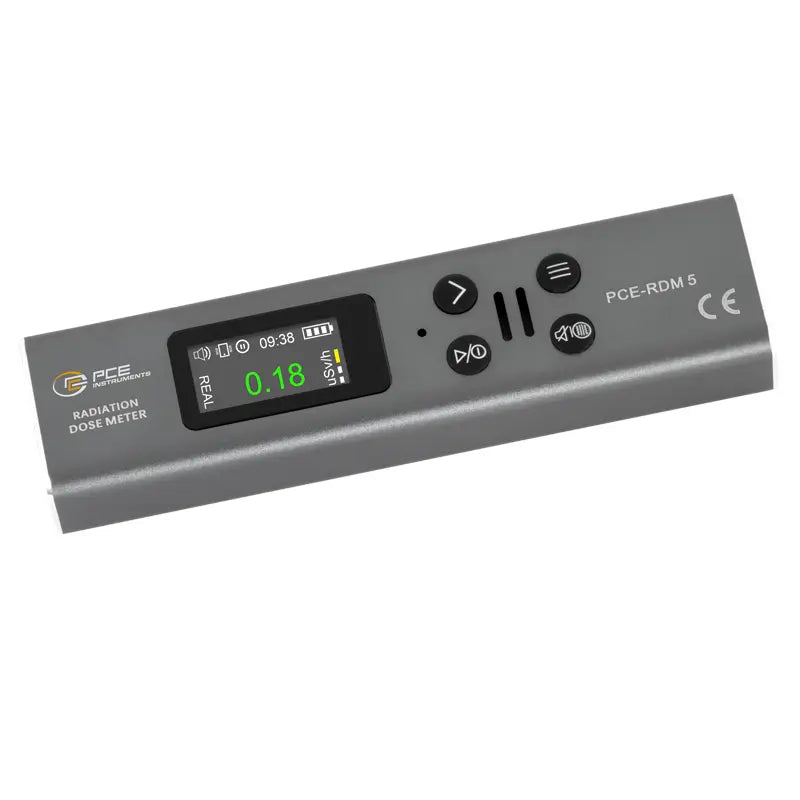 Radiómetro para la medición de dosis de rayos X, radiación Gamma y Beta PCE-RDM 5