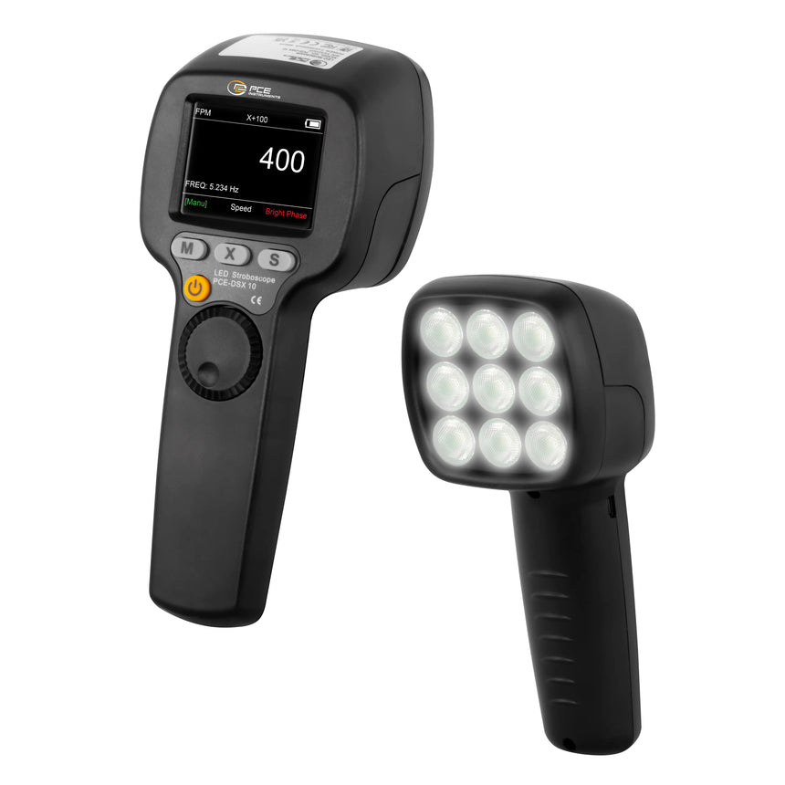 Estroboscopio digital PCE-DSX 10