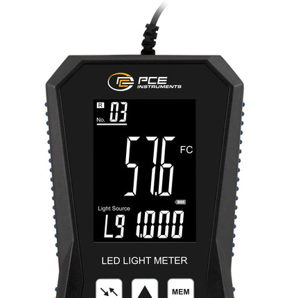 PCE-LED 30 LED Lux Meter