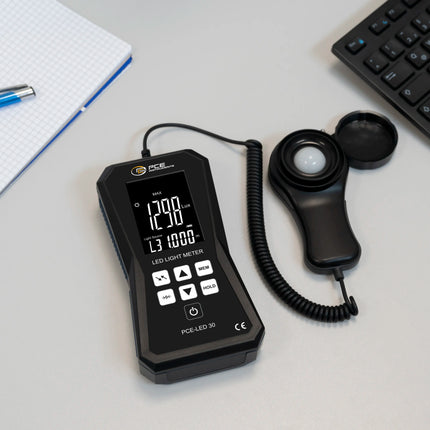 PCE-LED 30 LED Lux Meter