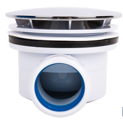 Válvula sifónica para plato de ducha | Orificio de Ø90 mm | Salida de Ø40 mm | Junta cónica reductora de Ø32 mm
