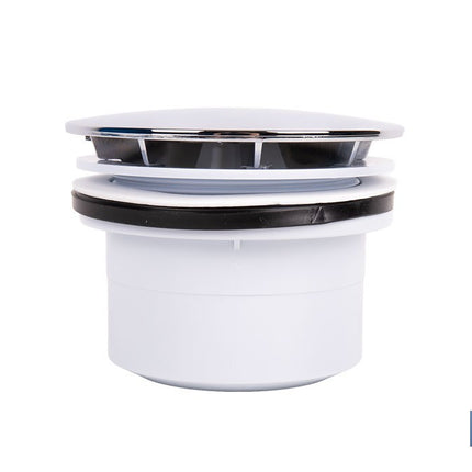 Válvula sifónica para plato de ducha | Orificio de Ø90 mm | Salida de Ø40 mm | Junta cónica reductora de Ø32 mm