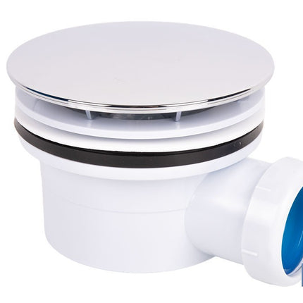 Válvula sifónica para plato de ducha | Orificio de Ø90 mm | Salida de Ø40 mm | Junta cónica reductora de Ø32 mm