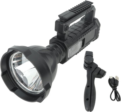 POWERFUL FLASHLIGHT WITH TRIPOD Rechargeable Reflector, 1500 Lumens