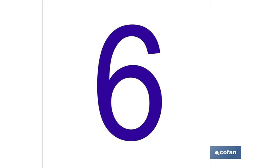 6 Número en glasspack