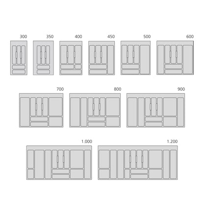 Emuca Optima cutlery holder for adaptable universal drawer