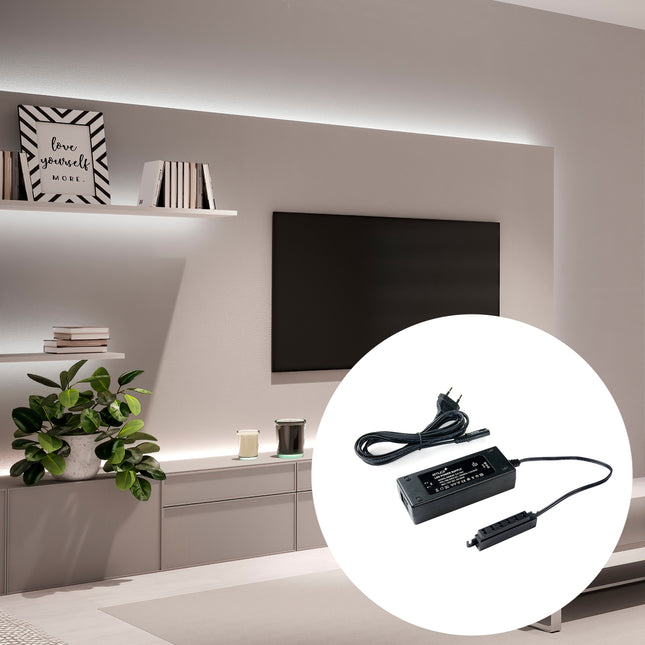 Emuca MiniLED current transformer for LED lights (12V DC), 72W MINILED