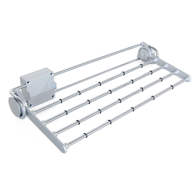 Emuca Pantalonero lateral extraíble Self, Acero y Plástico, Pintado aluminio