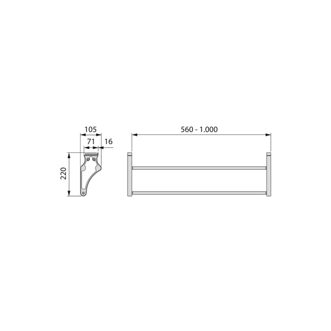 Emuca Zapatero Self para interior de armario, Acero y Plástico, Pintado aluminio