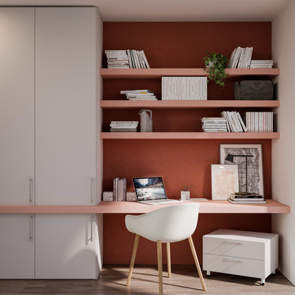 Emuca Lote de 10 tiradores para mueble Orlando, Acero, Níquel/Negro