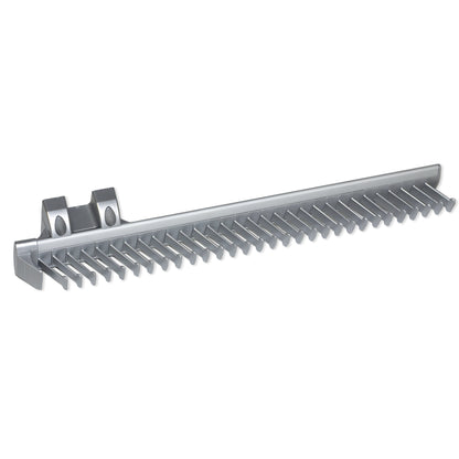 Emuca Removable side tie rack, matte anodized, plastic and aluminum