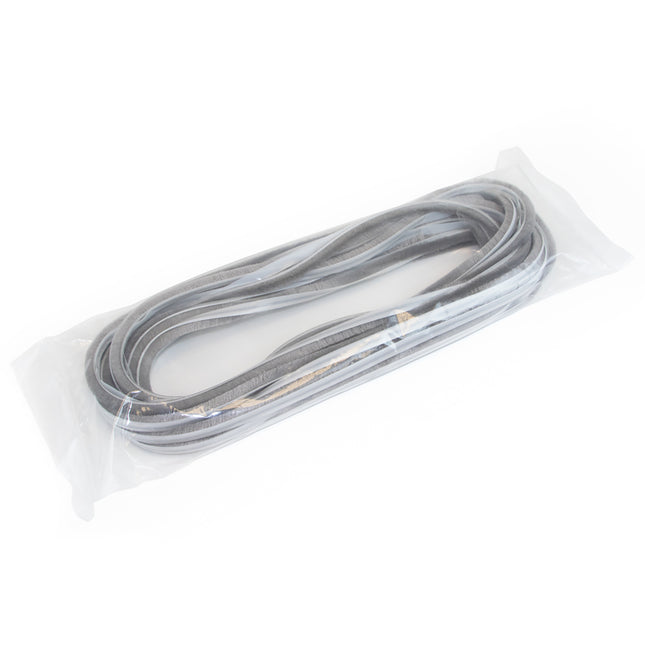 Adesivo antipoeira Emuca para portas e janelas, altura 17 mm, rolo de 10 m, cinza