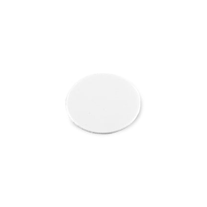 Emuca Lot of 1,000 screw caps, adhesive, diameter 13mm, Plastic, White