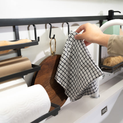 Emuca Estante para tarros de especias Titane, Acero, Gris antracita