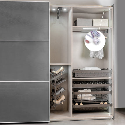 Emuca Sensor LED Red Eye 4 motion (movimiento) (240V AC), Plástico